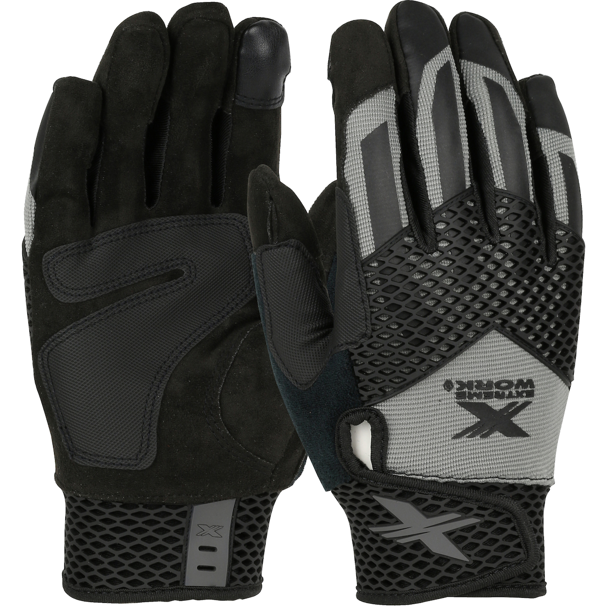 89303 PIP® West Chester Extreme Work® Knuckle KnoX™ Work Gloves - grey